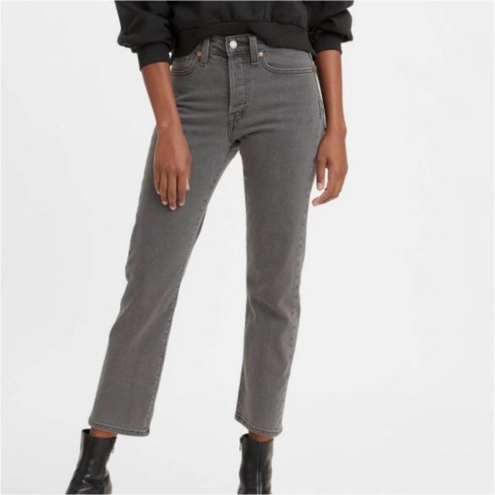 Levi's Wedgie High Rise Jeans Women's Size 24 Gray Capsule Wardrobe